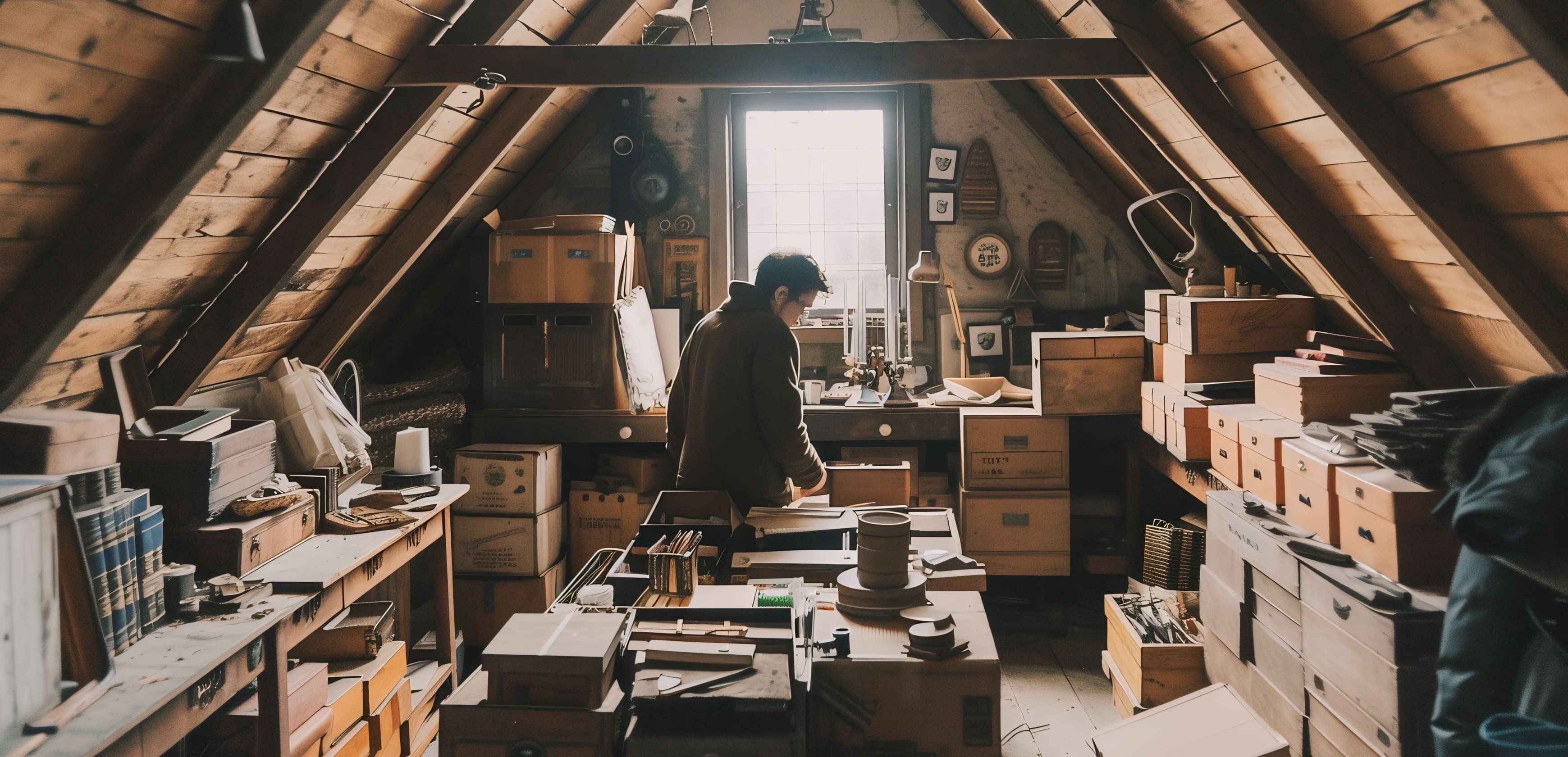 A lifetime of collected valuables, waiting to be rootled through